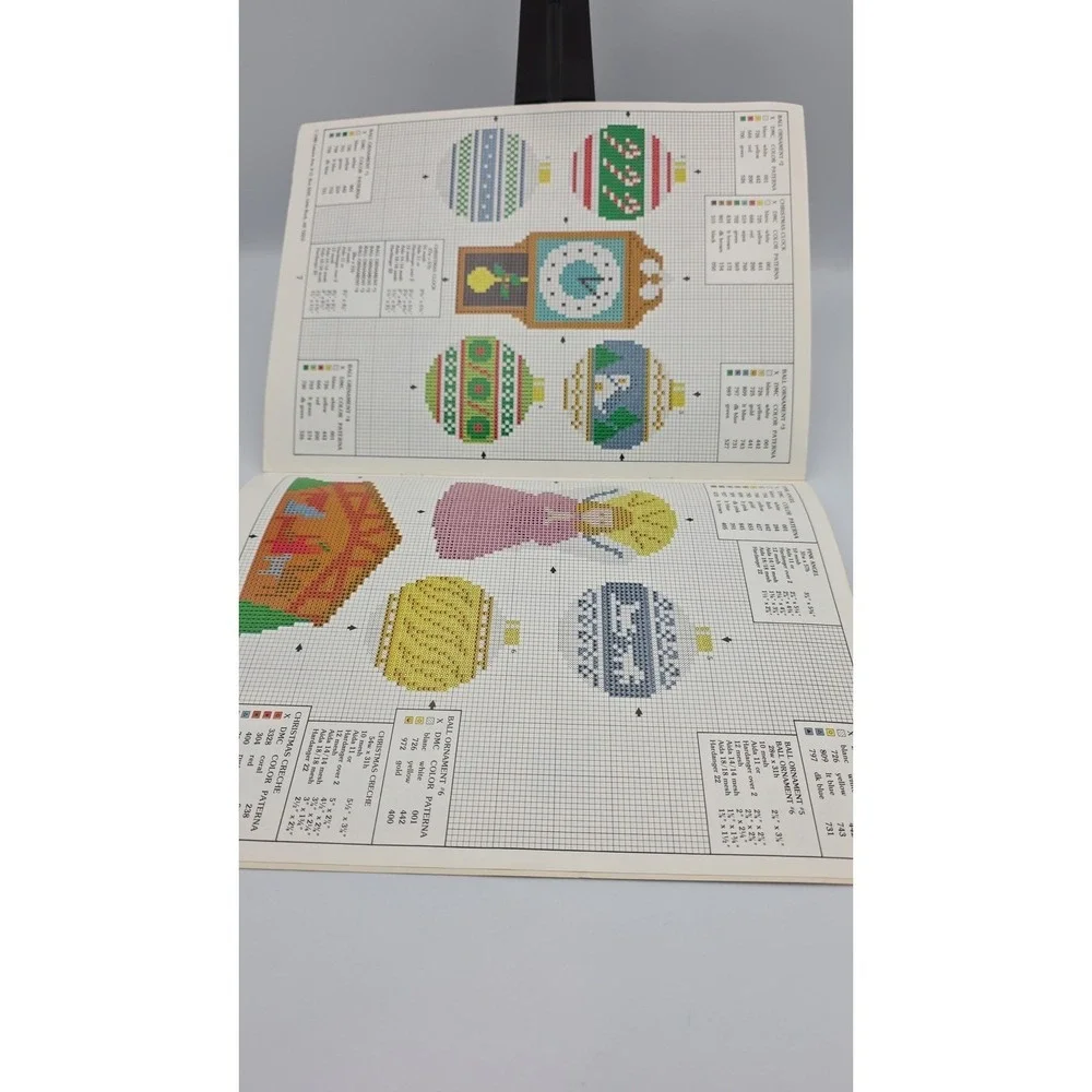 Christmas‎ Ornaments, 1980, Leaflet 180, Cross Stitch Pattern